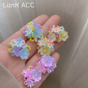 Sweet Floral Earrings Handmade Colorful Summer Atmosphere Youngheart Dabai Summer Elegant Earliteens Girls Studs Post Drop Downdogs Post-droptttsdadsadsadsaddsadsadsaadasdasdadwewetttggfuryhujrgyuyjegrfweerguyewghertujvufhjdgsfvdshjwqerfyghewqifreugftr...