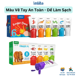 Màu Vẽ Tay Mideer Finger Paint An Toàn Dễ Tẩy Rửa - Cho Bé Từ 3 Tuổi