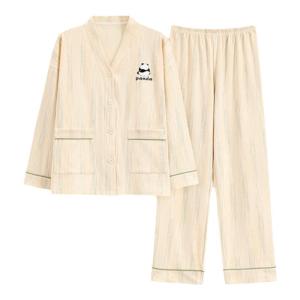 Áo ngủ nữ MiiOW Cat Person bằng cotton dài tay chống khuẩn