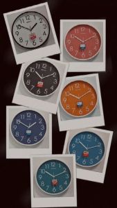 Jam Dinding Edison Sweep ES EQ 290 T5 Timbul Diameter 290mm 29cm