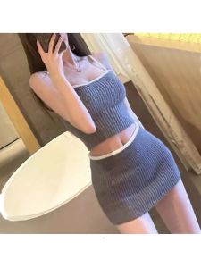 Chill ชิค ถักสั้นเอวต่ํา กระโปรง ผู้หญิง Fashion Essential หลากหลาย เซ็กซี่ มินิครึ่งความยาว กระโปรง สําหรับ ฤดูร้อน ปาร์ตี้