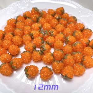 5 Chiếc Hạt Thủy Tinh Thủ Công Hình Quả Mâm Xôi Với Điểm Nhấn Lá Xanh Màu Đỏ Rực Rỡ Hình Dạng Không Đều 12mm Dùng Làm Vòng Cổ Vòng Tay Đồ Trang Sức Tự Làm