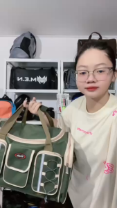 Túi xách du lịch cỡ lớn xách tay BIG SIZE sang trọng HÀN QUỐC trên 15 bộ đồ chọn màu SPM Shalla CHÍNH HÃNG