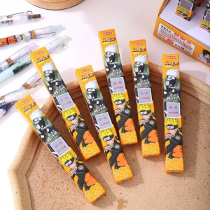 Kotak Buta 火影忍者盲盒中性笔1个 Naruto Gel Ink Pen Blind Box 1PC 0.5mm 卡通文具刮刮乐可爱创意笔 Anime School Stationery
