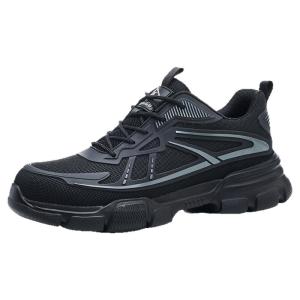 DINGGU | Anti-Smash Puncture-Proof Breathable Odor-Resistant Steel-Toe Work Shoes