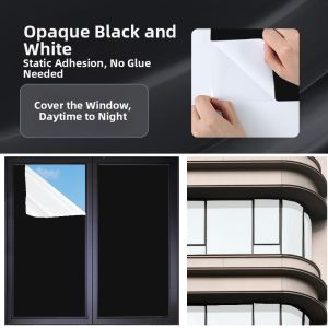 fancy fix | Sun Protection and Heat Insulation Window Film for Balcony and Aquarium Glass Background Wall