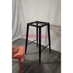 Furnimall Restaurant High Table Bar Table 105cm Rubber Solid Wood Cafe Table Meja Makan Tinggi 吧台桌