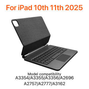 EMTRA Magic Keyboard for IPad 11th 2025 Air 11in 13in Bluetooth Keyboard Wireless for IPad Air 4 5 6 Pro 11 10.9inch Case Stand