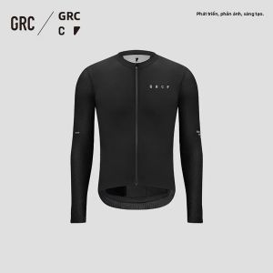 GRC | Áo Xe Đạp Dài Tay GRC BLACK LABEL TECH Dành Cho Nam Thoáng Khí Nhanh Khô Mùa Hè Đi Đường Trường Có Chỉ Số Chống Nắng UPF 50+ Chất Liệu Nylon Dệt Kim Và Elastane
