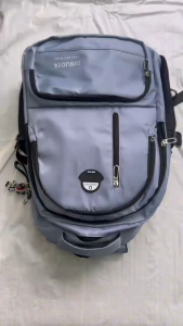 SPS FASHIONBAGS#4054 Fashionable 17inches backpack for Men featuring multiple compartments includea padded strap