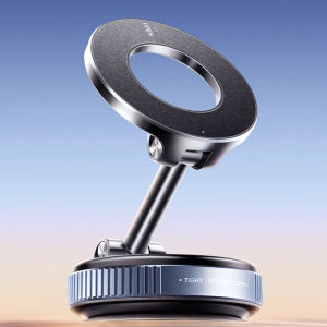 MagSafe Vacuum Suction Cup Car Mount Dashboard Phone Holder For iPhone 16e 16 15 14 13 12 Pro Max Plus Mini 360 ° Adjustable Foldable Magnetic Stand For Samsung Xiaomi OPPO Huawei
