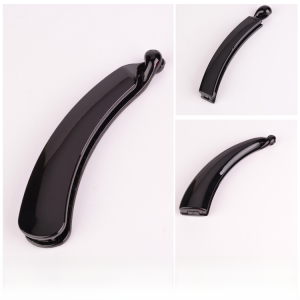 Korean Style Acrylic Hair Accessories Black Banana Clip Vertical Clip Female Tailor-made Hairpins Fresh out New Fashion
