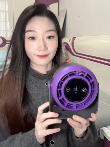 DISMI 2025 Kipas Angin Meja Portable100 Level LED Display TYPE-C Charging Adjustable Turbo Kipas