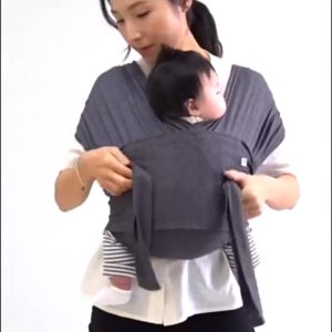 Baby Carrier Wrap Nursing Towel Easy to Wear Lightweight and Breathable Air Mesh Baby Car Seat Four Seasons Sling Wrap背带