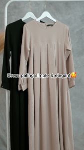 Waffa Dress: Desain Fashion Wanita Modern & Bahan Crinkle Airflow Premium