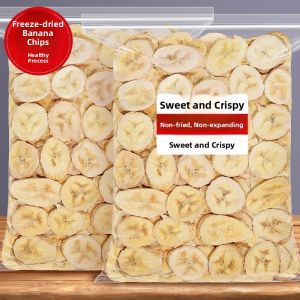 Original Flavor Freeze-Dried Banana Slices Sugar-Free Snacks Bulk Packaged Dried Fruit Not Fried Imported from Other Overseas Regions