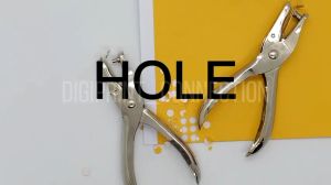 Hole Puncher Circle 6MM / 3MM Metal Single Hand Held Ticket Punch Scrap booking Punches Officom wholesale notebook school supplies