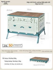 The Primitive | Hộp Đựng Ngoài Trời Dung Lượng Lớn Có Chức Năng Bàn