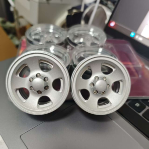 4 Mâm Xe Kim Loại 1.9 Inch Dành Cho Xe RC Crawler 1/10 Traxxas TRX4 SCX10 RC4WD D90 TRX6 G63 Tank 300 Wrangler - Thiết Kế Hình Sao Năm Cánh