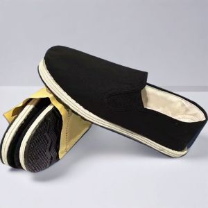 Mens Breathable Cotton Shoes Old Beijing Flat Heel round Toe Lightweight Spring Autumn Cotton Lined Casual Shoes