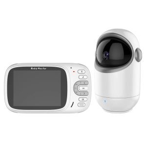 2024 New Smart Baby Monitor 4.3inch PTZ LCD Video Surveillance Bebe Camera Temperature Infrared Night Vision Maternal Intercom