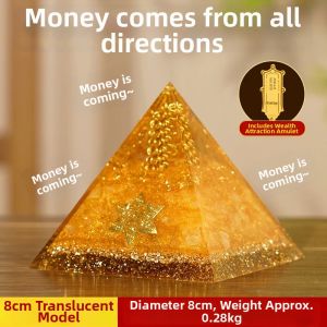 PINZHIJUSHI | Wealth Attracting Crystal Pyramid Decor
