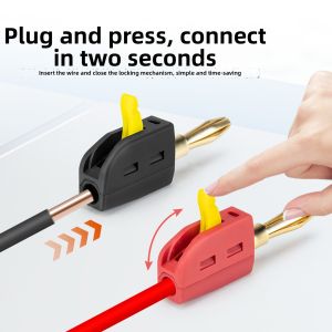 kuicc | Gold Plated Flame Retardant Banana Connector 4mm