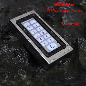 Access Control System 125KHz Rfid Keypad Backlight 2000 Users Doorbell Integration for Commercial office Metal IP67