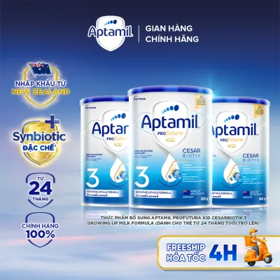 [MUA LÀ CÓ QUÀ] CB 3 Sữa bột Aptamil Profutura Kid Cesarbiotik New Zealand số 3 - SYNBIOTIC ĐẶC CHẾ dành cho bé từ 2 đến 6 tuổi