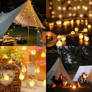 ĐÈN LED TRANG TRÍ CHỚP NHÁY 4M5 - 9M KIỂU BI [HÀNG CHẤT LƯỢNG]