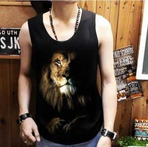ShopAoi - Singlet Singa / Kaos tanpa lengan / Kaos Dalaman Pria Murah Berkualitas