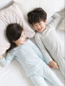 batubatu | Soft Thin Cotton Kids Sleepwear Underwear Home Wear Set