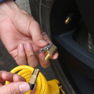 8mm Brass Car Tyre Inflator Valve Connector Air Chuck Tire Clip Car Air Pump Accessories