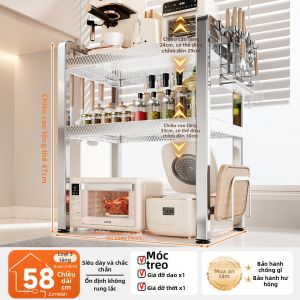 JUMEISHI | Giá Để Đa Năng Mở Rộng Được Inox