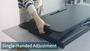 【SG Stock】Foldable Desk Table Adjustable Height Standing Desk Office Stand Up Desk Riser Converter