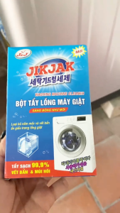 JIK JAK Bột Tẩy Lồng Máy Giặt Gói 200g - Sản Phẩm Việt Nam Chất Lượng Cao Loại Bỏ Cặn Lắng Caxi Và Chất Bẩn Diệt Khuẩn Giúp Giặt Sạch Hơn