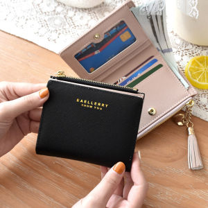 Ví Nữ Ngắn Mỏng Gấp Gọn Phong Cách Nhật Bản Ví Đựng Xu Cho Học Sinh Ví Da PU Mềm Thời Trang Mùa Đông 2021