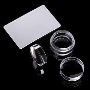 Mẫu Dập Móng Tay Hình Cờ Vua Trong Suốt Bằng Silicon Tấm Dập Nhựa Phụ Kiện Làm Móng Dụng Cụ Cạo Dập Cho Nghệ Thuật Vẽ Móng