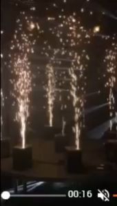 เครื่องจุดประกาย DMX/ไฟเย็น/งานวิวาห์ /การแสดงบนเวที/คอนเสิร์ต/การแสดง งานแต่งงาน ปาร์ตี้