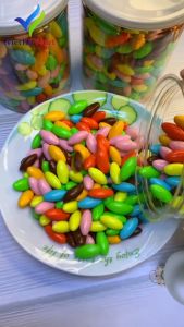 500GR [LONPET] KẸO NHỘNG SOCOLA SẮC MÀU