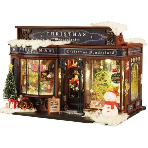 New DIY Christmas Wonderland Miniature Kit - Handcrafted 3D Book Nook Model Creative Christmas & Black Friday Gift Idea