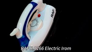 RAF Portable Foldable Mini Travel Steam & Dry Iron Electric Handheld Iron with Temperature Control / Seterika Stim