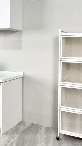 Kitchen rack Organizer Multi-layers storage cabinets with dustproof Stainless Steel Multi-function Enclosed Microwave Rack