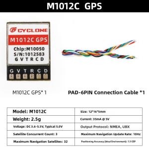 M10 Chip UBLOX GPS BeiDou Compass Navigation Module