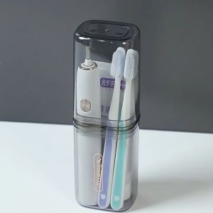 Travel Grooming Cup Toothbrush Storage Box Mouthwash Cup Portable Grooming Bag Men And Womens Business Travel Grooming Set Travel Supplies