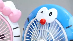 KIPAS LISTRIK KARTUN DORAEMON FAN FAN DESK CARTOON MINI TABLE FAN HADIAH KECIL