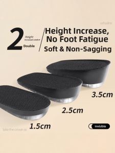 LINGMIAO | Invisible Comfortable Height Increase Insoles Silicone Half Pad