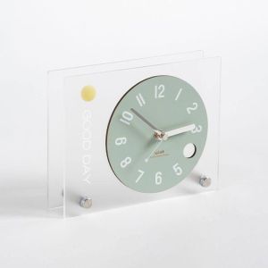 Wozoom วิทยุตกแต่งโต๊ะหน้าต่างแบบเรียบง่ายและสร้างสรรค์สำหรับห้องนอน วิทยุสำหรับหน้าบ้าน วิทยุสำหรับหน้าจอคอมพิวเตอร์ เครื่องประดับตกแต่งบ้านสไตล์ยุโรป