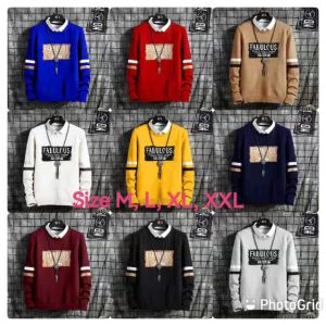 Diskon Sweater Keren Kaos Pria Distro Fabulous Kombi Crewneck Trendy Sweatshirt Elegan Sweter Kasual