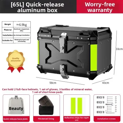 Waterproof Quick-Release Large Capacity Rear Box 65L